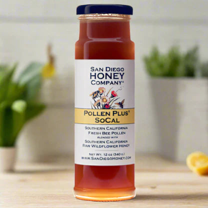 RAW BEE POLLEN HONEY