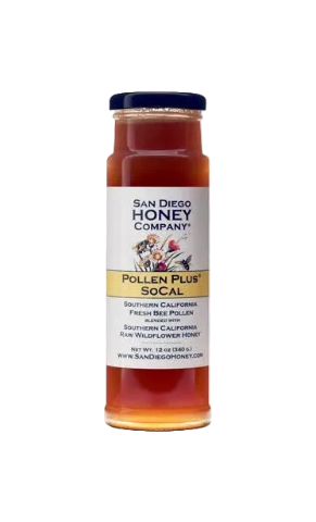 RAW BEE POLLEN HONEY