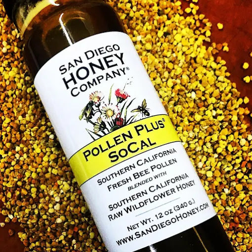 RAW BEE POLLEN HONEY